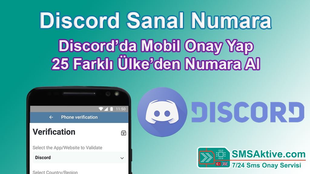 Discord SMS Doğrulama